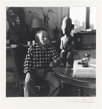 LUCIEN CLERGUE (1934-2014) A portfolio entitled de Cape qui Caresse et dÉpée qui Foudroie lŒuvre de Picasso.